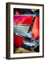 Red Paint And Chrome-George Oze-Framed Photographic Print