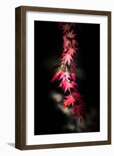 Red Paint Stroke-Philippe Sainte-Laudy-Framed Photographic Print