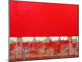 Red Painting-Charlie Millar-Mounted Giclee Print