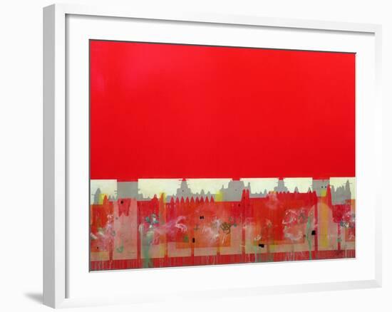 Red Painting-Charlie Millar-Framed Giclee Print