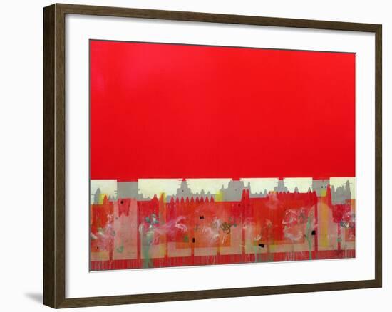 Red Painting-Charlie Millar-Framed Giclee Print