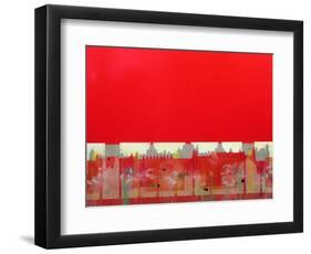 Red Painting-Charlie Millar-Framed Giclee Print