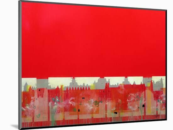 Red Painting-Charlie Millar-Mounted Giclee Print