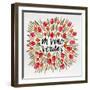 Red Palette-Cat Coquillette-Framed Giclee Print