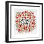 Red Palette-Cat Coquillette-Framed Giclee Print