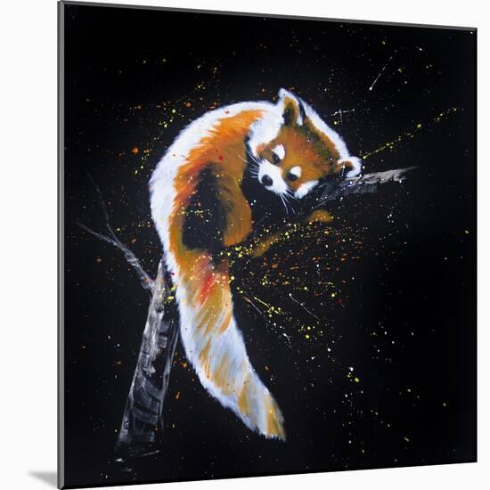 Red Panda In A Tree-null-Mounted Art Print