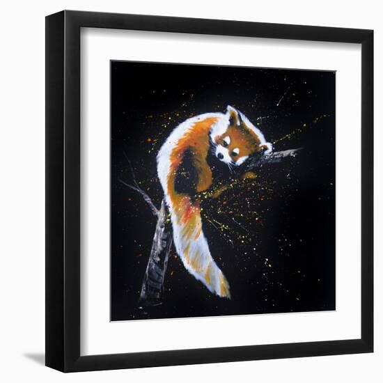 Red Panda In A Tree-null-Framed Art Print