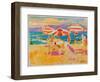 Red Parasols, Miami-Peter Graham-Framed Giclee Print