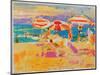 Red Parasols, Miami-Peter Graham-Mounted Giclee Print