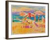 Red Parasols, Miami-Peter Graham-Framed Giclee Print