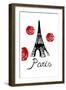 Red Paris-Sheldon Lewis-Framed Art Print