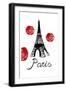 Red Paris-Sheldon Lewis-Framed Art Print