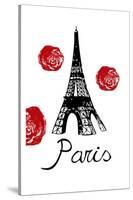 Red Paris-Sheldon Lewis-Stretched Canvas