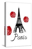 Red Paris-Sheldon Lewis-Stretched Canvas