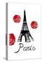 Red Paris-Sheldon Lewis-Stretched Canvas