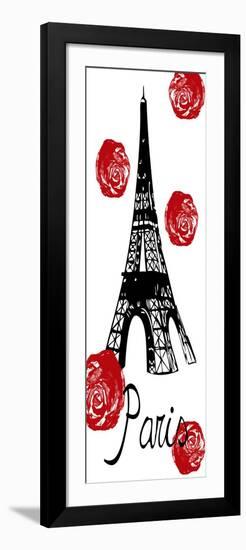 Red Paris-Sheldon Lewis-Framed Art Print