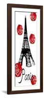 Red Paris-Sheldon Lewis-Framed Premium Giclee Print