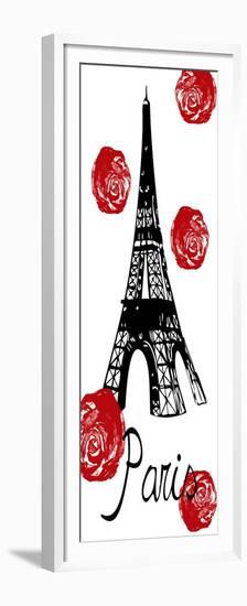 Red Paris-Sheldon Lewis-Framed Premium Giclee Print