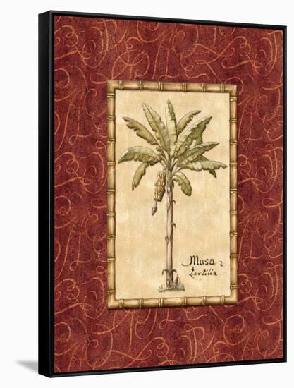 Red Passion Palm II-Charlene Audrey-Framed Stretched Canvas