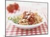 Red Pasta Spirals with Tomato Sauce-Brigitte Sporrer-Mounted Photographic Print