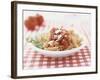 Red Pasta Spirals with Tomato Sauce-Brigitte Sporrer-Framed Photographic Print