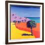 Red Path-Paul Powis-Framed Giclee Print