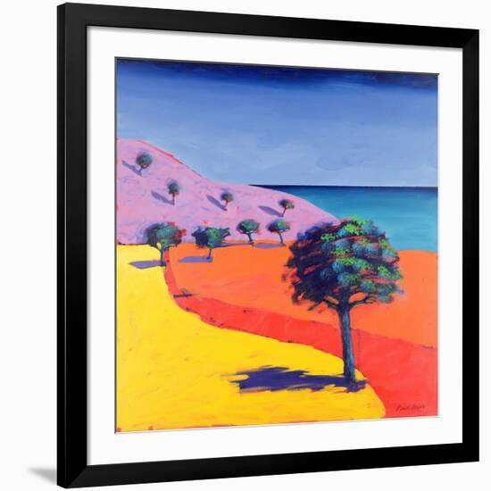 Red Path-Paul Powis-Framed Giclee Print