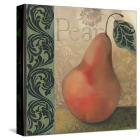 Red Pear-Louise Montillio-Stretched Canvas
