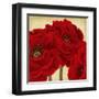 Red Peony II-Linda Wood-Framed Art Print