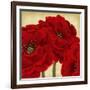 Red Peony II-Linda Wood-Framed Art Print