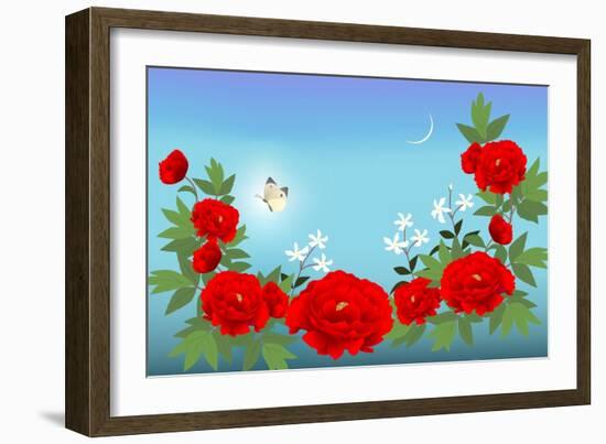 Red Peony-Ikuko Kowada-Framed Giclee Print