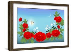 Red Peony-Ikuko Kowada-Framed Giclee Print