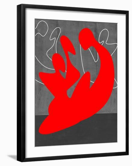 Red People-NaxArt-Framed Art Print