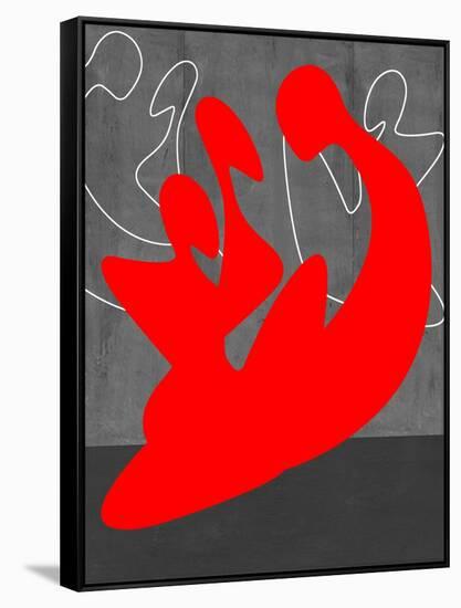 Red People-NaxArt-Framed Stretched Canvas