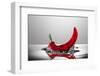 Red Pepper FreshSplash-Steve Gadomski-Framed Photographic Print