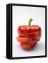 Red Pepper, Sliced-Andreas Wegelin-Framed Stretched Canvas