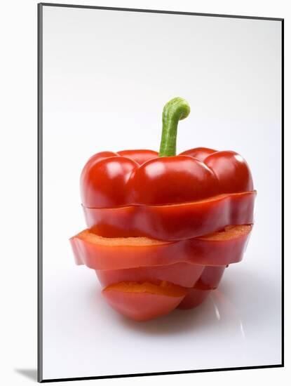 Red Pepper, Sliced-Andreas Wegelin-Mounted Photographic Print