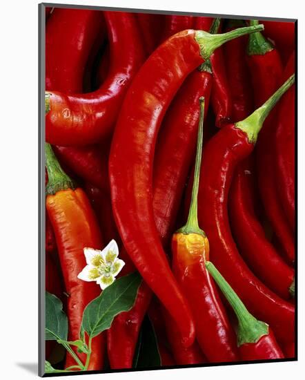 Red Peppers-Michael Rosenfeld-Mounted Art Print