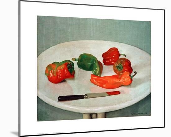 Red Peppers-Félix Vallotton-Mounted Giclee Print