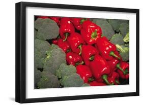 Red Peppers-Ken Hammond-Framed Art Print