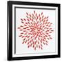 Red Petals 01-Tom Quartermaine-Framed Giclee Print