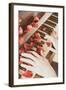 Red Petals on a Piano-Steve Allsopp-Framed Photographic Print