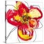 Red Petals-Jan Weiss-Stretched Canvas