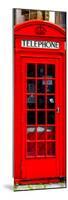 Red Phone Booth in London - City of London - UK - England - United Kingdom - Europe - Door Poster-Philippe Hugonnard-Mounted Photographic Print