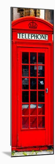 Red Phone Booth in London - City of London - UK - England - United Kingdom - Europe - Door Poster-Philippe Hugonnard-Mounted Photographic Print