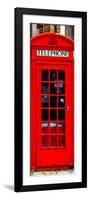 Red Phone Booth in London - City of London - UK - England - United Kingdom - Europe - Door Poster-Philippe Hugonnard-Framed Photographic Print