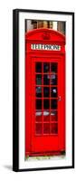 Red Phone Booth in London - City of London - UK - England - United Kingdom - Europe - Door Poster-Philippe Hugonnard-Framed Premium Photographic Print