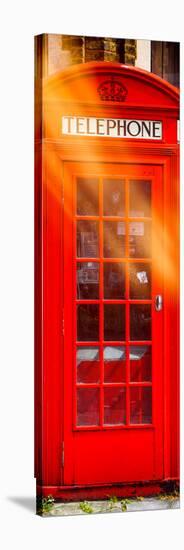 Red Phone Booth in London - City of London - UK - England - United Kingdom - Europe - Door Poster-Philippe Hugonnard-Stretched Canvas