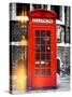 Red Phone Booth in London - City of London - UK - England - United Kingdom - Europe-Philippe Hugonnard-Stretched Canvas