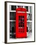 Red Phone Booth in London - City of London - UK - England - United Kingdom - Europe-Philippe Hugonnard-Framed Premium Photographic Print